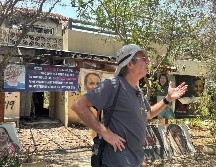 Para Hugo Alón, en el Kibbutz Be'eri se congeló en el tiempo y es ahora un doloroso recuerdo de lo que sucedió en Israel hace dos años. EL INFORMADOR / P. Gallardo