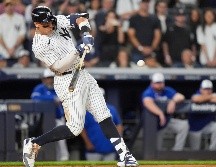 Aaron Judge conectó un cuadrangular de tres carreras. AP/F. Franklin