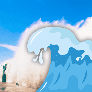 Así amanece Vallarta tras fuertes OLAS por "Priscilla" (FOTOS)