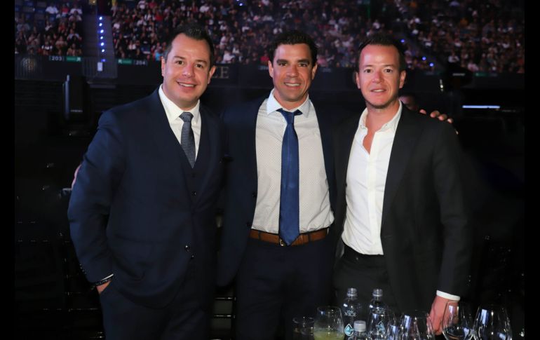 Juan Pablo Canales, Carlos Lamadrid e Ignacio Robles. GENTE BIEN JALISCO / Aniversario de Nice México