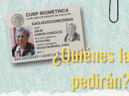 Organismos públicos como privados contarán con 90 días a partir de que inicien los registros de la CURP Biométrica para adaptarla a sus sistemas. ESPECIAL