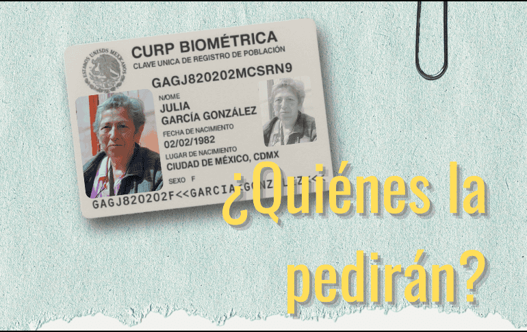 Organismos públicos como privados contarán con 90 días a partir de que inicien los registros de la CURP Biométrica para adaptarla a sus sistemas. ESPECIAL