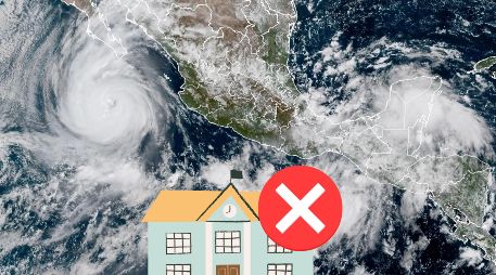 Debido al paso del huracán 