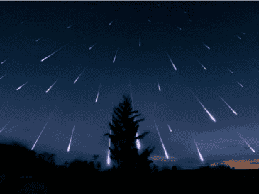 Las lluvias de estrellas, o meteoros, se producen cuando la Tierra atraviesa un anillo de desechos cósmicos. PEXELS