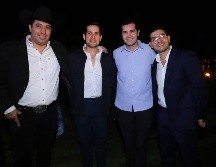 Iván Martínez, Sergio Caballero, Alaim Baruch y Fernando Loy. GENTE BIEN JALISCO / IberoMedia Global Encuentro Empresarial Internacional “Santo Santiago”.