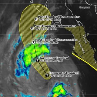 "Priscilla" se degrada a Tormenta Tropical