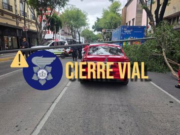 Policía Vial Jalisco atiende varios incidentes en el Centro Histórico de Guadalajara y sus alrededores. ESPECIAL / Facebook Policía Vial Jalisco