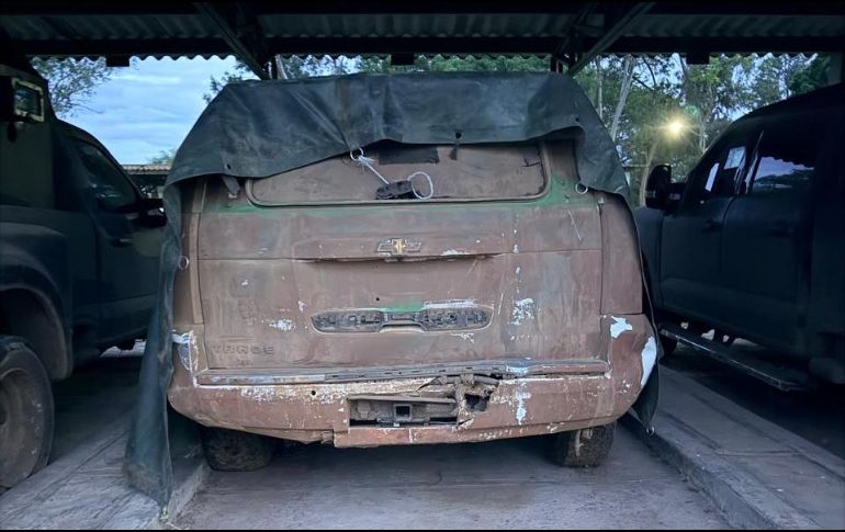 La Fiscalía General de la República en Jalisco informó del aseguramiento de vehículos y armamento en Quitupan. ESPECIAL / Fiscalía de Jalisco