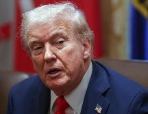Trump agradeció además la colaboración de varios países para impulsar su plan, como Qatar, Arabia Saudita, Emiratos Árabes Unidos, Turquía e Indonesia. EFE/S. CORUM
