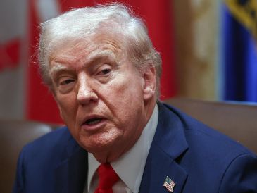 Trump agradeció además la colaboración de varios países para impulsar su plan, como Qatar, Arabia Saudita, Emiratos Árabes Unidos, Turquía e Indonesia. EFE/S. CORUM