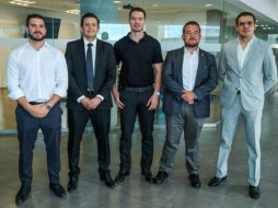 Ellos son los cinco finalistas al Premio Adolf B Horn; de izquierda a derecha: Pablo Gámez Sainz-Grupo SIGA México; Daniel Hernández Urtiz Villaseñor-Akoki Logística; José Manuel Padilla Martínez-Polímeros BRP; Luis González González-Grupo González González; y Salvador González López-Nación Tequila. EL INFORMADOR / A. Navarro