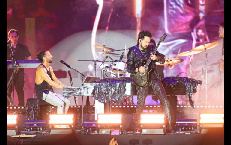 Mario Domm aseguró que este concierto sería distinto, razón por la cual le pidió al público que gritara las canciones que querían escuchar. EL INFORMADOR/ J. Acosta