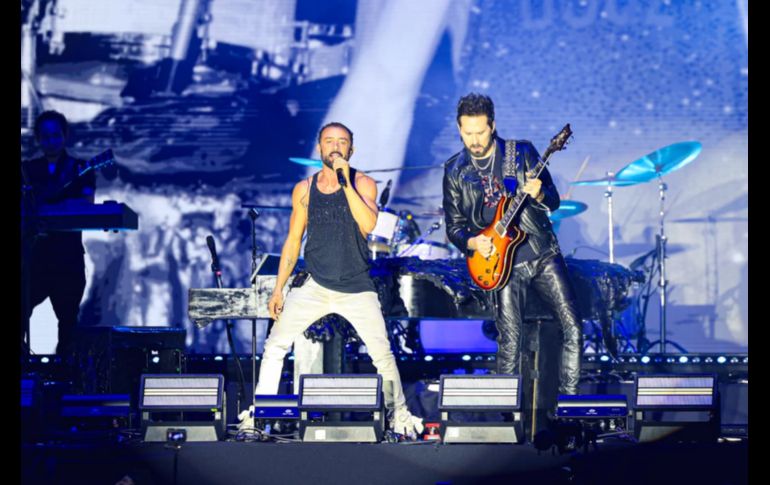 Mario Domm aseguró que este concierto sería distinto, razón por la cual le pidió al público que gritara las canciones que querían escuchar. EL INFORMADOR/ J. Acosta