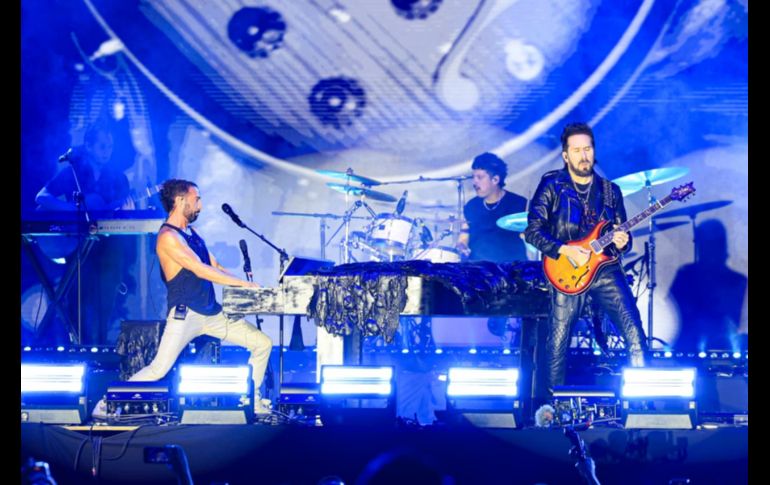 Mario Domm aseguró que este concierto sería distinto, razón por la cual le pidió al público que gritara las canciones que querían escuchar. EL INFORMADOR/ J. Acosta