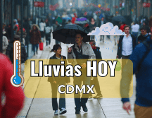 De acuerdo con el pronóstico del clima de hoy, 10 de octubre, se prevé cielo mayormente nublado con lluvias dispersas en CDMX. SUN/ ARCHIVO