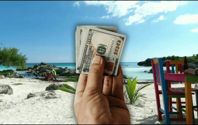 Tulum ha sido objetivo de críticas en redes sociales por los altos costos que representa para los visitantes, lo que ha dejado playas y negocios vacíos. ESPECIAL / CANVA