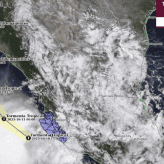 SMN advierte: Tormenta Raymond dejará lluvias intensas y fuertes vientos en 4 estados