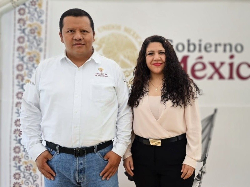 La delegada en Jalisco, Katia Meave, detalló el proceso de la entrega de la tarjeta de Bienestar. CORTESÍA