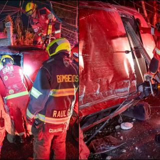 Choque en la colonia Aldama Tetlán deja dos lesionados