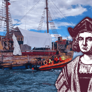 ¿Cuál era la relación entre el barco pirata hundido en Vallarta y Cristóbal Colón?