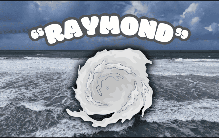 Este mismo sábado, la depresión tropical se localizaría a 60 km al sur de La Paz, Baja California Sur, muy cerca de tierra; alrededor de las 18:00 horas. ESPECIAL / CANVA