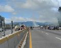 El accidente ocurrió a la altura del kilómetro 72 de la carretera federal México-Puebla. EFE
