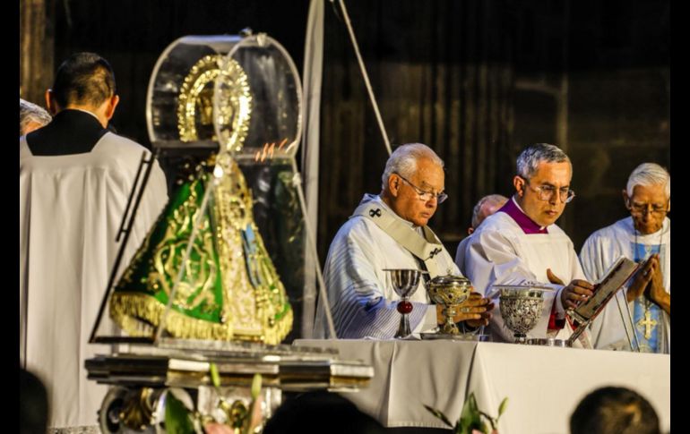 En esta ocasión, la misa se celebró en la explanada de la Catedral sobre Paseo Alcalde. EL INFORMADOR/A.NAVARRO