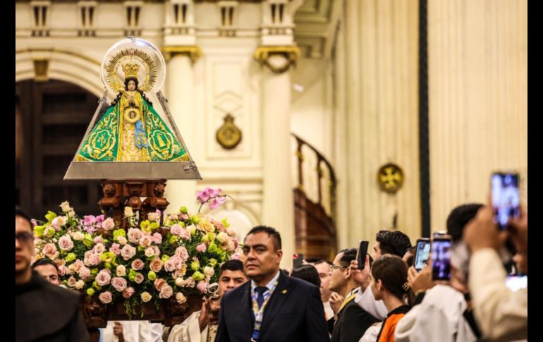 La procesión de regreso a la Basílica de Zapopan. EL INFORMADOR/ARCHIVO