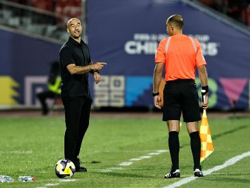 Eduardo Arce aseguró que tanto él como sus dirigidos se quedaron con sensaciones cortas. EFE/ O. Villarroel.
