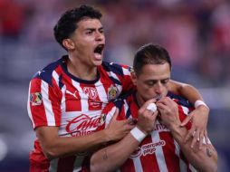 Javier Hernández anotó por primera vez contra el América. X/Chivas