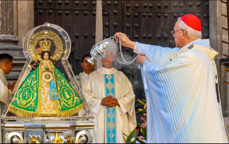 El cardenal Francisco Robles Ortega presidió la celebración eucarística. EL INFORMADOR/A. Navarro