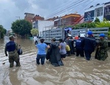 Del 6 al 9 de octubre se registraron lluvias intensas en los estados de Veracruz, 540 milímetros; Puebla, 487 mm; San Luis Potosí, 298 mm; Hidalgo, 245 mm; y Querétaro, 232 mm. ESPECIAL / SEMAR