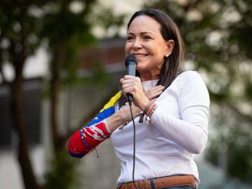 Machado afirmó que el mayor homenaje a Alfred Nobel, el magnate sueco creador del Nobel de la Paz, será garantizar la "transición a la democracia" en Venezuela. EFE/R. Peña R