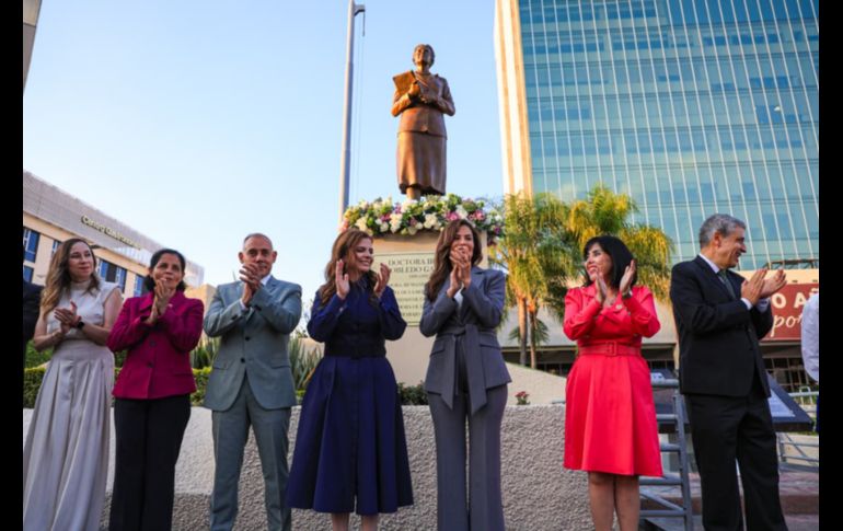 La escultura colocada sobre la Avenida Juárez y Enrique Díaz de León es una obra del artista jalisciense Rubén Orozco Loza. EL INFORMADOR / J. Acosta