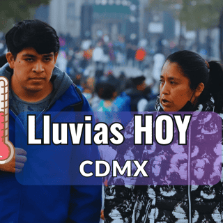 Pronóstico de lluvia hoy, 13 de octubre en CDMX