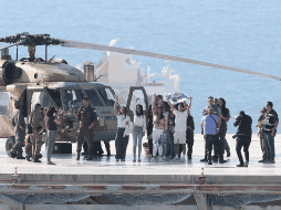 Los últimos 20 rehenes israelíes que permanecían con vida en la Franja de Gaza desde hace dos años fueron liberados este lunes 13 de octubre. EFE / A. Sultan