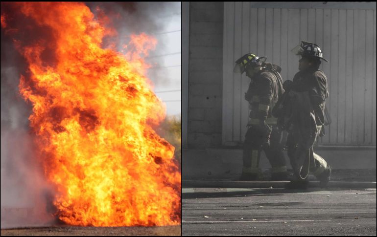El incendio ocurrió en el  cruce de Isla Gomera e Isla Cancún, en Guadalajara.  SUN / ARCHIVO