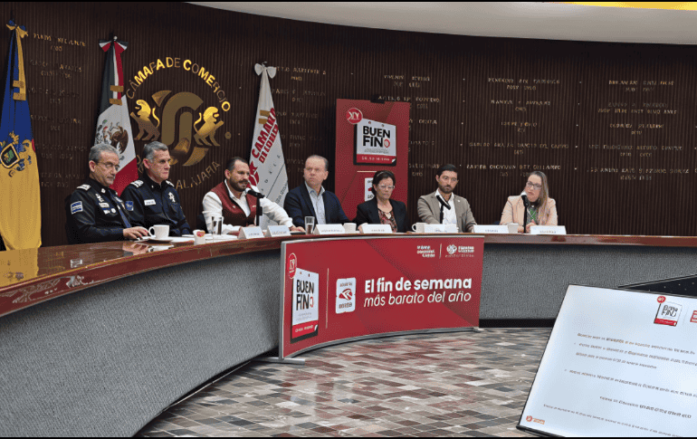 Javier Arroyo Navarro, presidente de la Cámara de Comercio de Guadalajara, explicó que el Buen Fin viene a reforzar el consumo para el cierre de año. EL INFORMADOR/J. Velazco