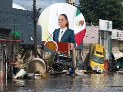 Sheinbaum recorrerá hoy lunes los estaos de Hidalgo y Querétaro.  EFE / SUN / PRESIDENCIA