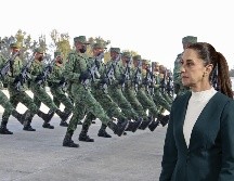 La iniciativa de la Presidenta Sheinbaum para expedir una nueva Ley Orgánica de la Armada de México ha sido aprobada. SUN / ARCHIVO / EFE / JOSÉ MENDEZ