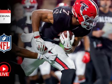 Jugador de la NFL durante un partido de temporada regular 2025, que en su Semana 7 ofrece duelos estelares para la afición mexicana. EFE / E. S. Lesser