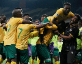 Una victoria por 3-0 sobre Ruanda permitirá a los "Bafana Bafana" disputar su cuarto Mundial de futbol. AP / T. Hadebe