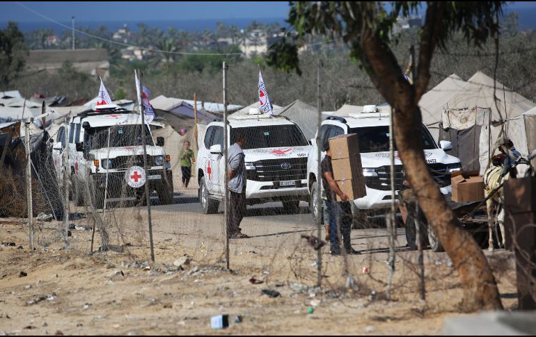 Si se confirman sus identidades, ya serían ocho los restos mortales de rehenes entregados por Hamás a Israel, y quedarían 20 aún en la Franja. AFP / B. Taleb