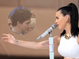 Katy Perry dio un guiño a los rumores que la colocan en relación con Justin Trudeau. AP / ARCHIVO