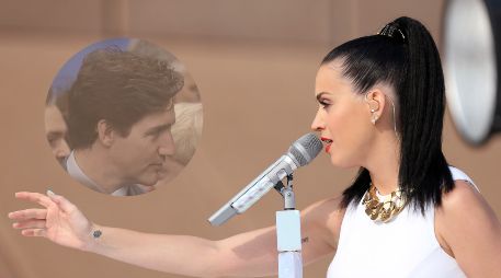 Katy Perry dio un guiño a los rumores que la colocan en relación con Justin Trudeau. AP / ARCHIVO
