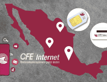La CFE entregará chips con Internet gratis a personas afectadas por las lluvias. ESPECIAL