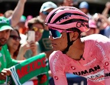La actuación del UAE Team Emirates fue dominante en el Giro del Veneto, con Isaac del Toro como su principal protagonista. AFP / ARCHIVO