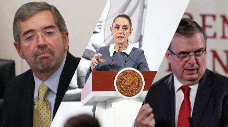 Sheinbaum indicó desde Palacio Nacional que Juan Ramón de la Fuente (Relaciones Exteriores) ya se encuentra con Marco Rubio para establecer nuevos acuerdos relacionados con el T-MEC. SUN / ARCHIVO / EFE / J. Méndez