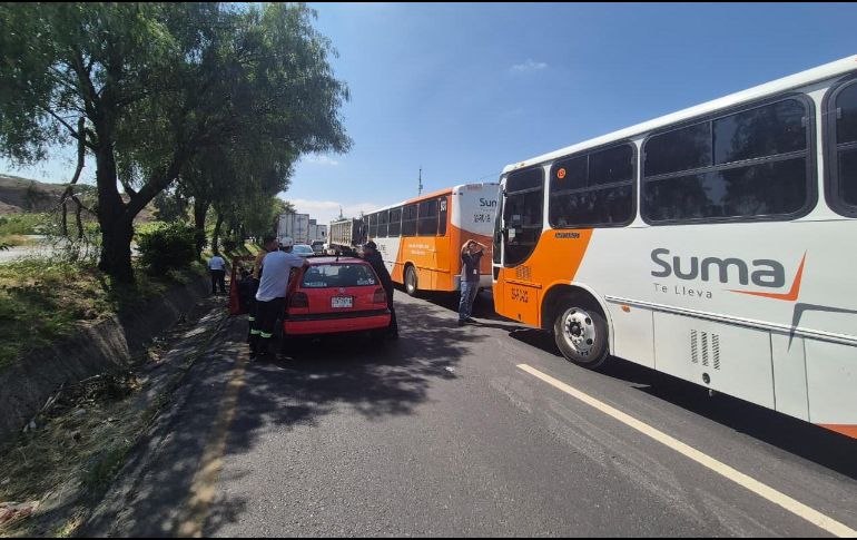 Alrededor de las 12:00 horas, la Policía Vial del Estado informó que se reabrió la circulación vehicular a la altura del kilómetro 40 de la Carretera. EL INFORMADOR/ O. González