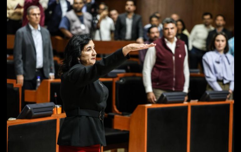 La magistrada permanecerá en el cargo hasta el año 2027 cuando se realice la reforma judicial en Jalisco, aunque todavía está pendiente la aprobación de dicha reforma. EL INFORMADOR/ A. Navarro